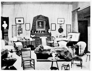 Figure Two: A photograph of St Jude’s Vicarage drawing room from Henrietta Barnett, Canon Barnett: His Life, Work and Friends (London; 1921), p.782.