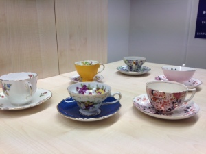My collection of tea cups